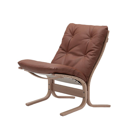 hjelle | siesta classic 302 chair | low back | oak + rustical tan leather