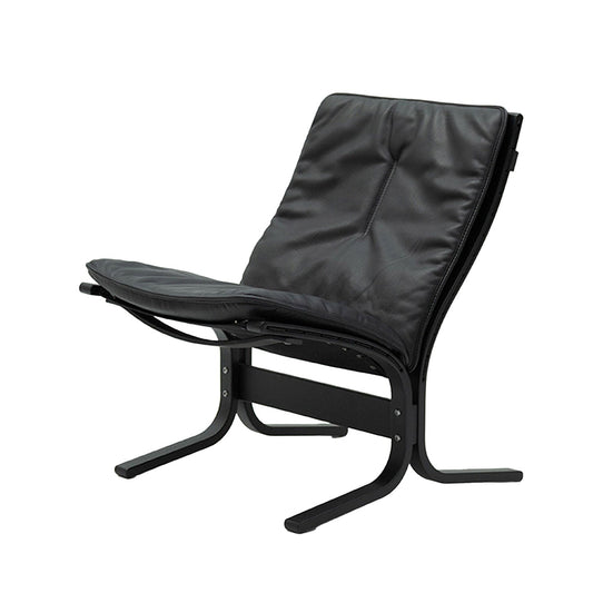 hjelle | siesta fiora 307 chair | low back | black oak + hemsen HA19 leather