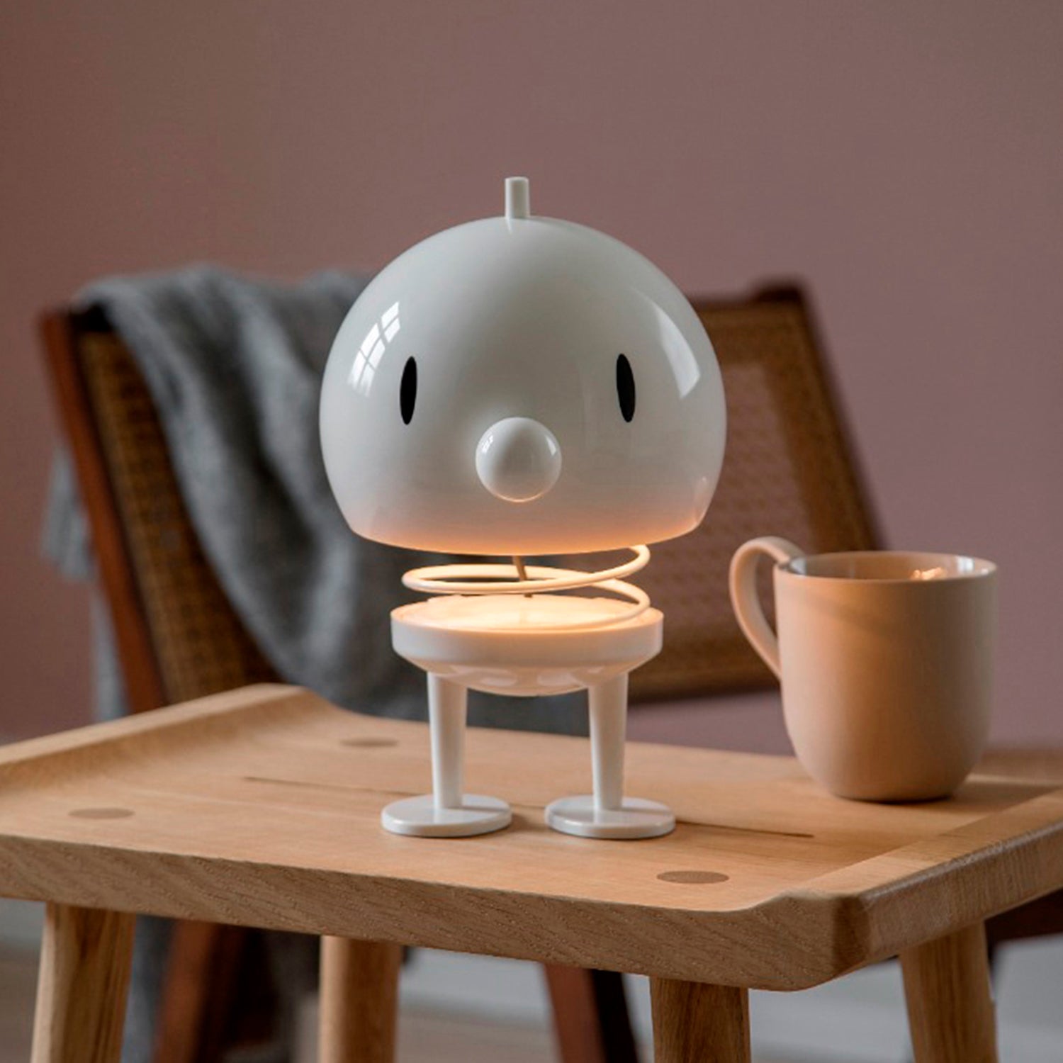 hoptimist | bumble LED portable lamp | white extra large