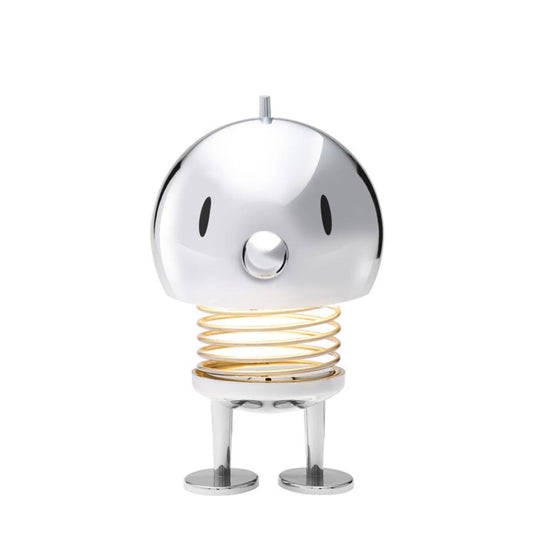 hoptimist | cordless led lamp | chrome large