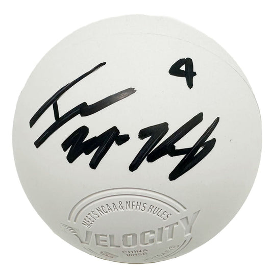 Ian MacKay Signed White Lacrosse Ball Signed Lacrosse Balls TSE Buffalo