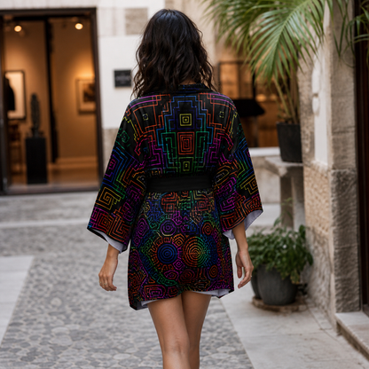 Lifestyle gallery — Icaro Web Kimono Robe — 03-straight-back