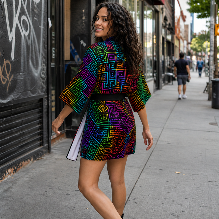 Lifestyle gallery — Icaro Web Kimono Robe — 04-three-quarter-back