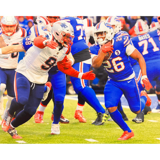 Devin Singletary Unsigned Running vs Pats 8x10 Photo TSE Buffalo