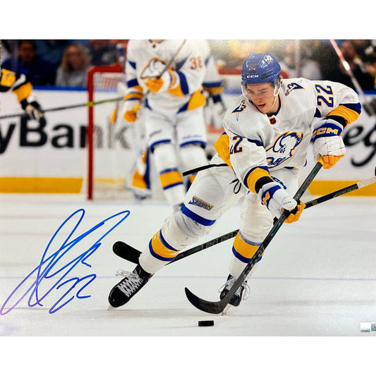 Jack Quinn Reverse Retro Skate Signed 16x20 Photo Signed Hockey Photo TSE Buffalo