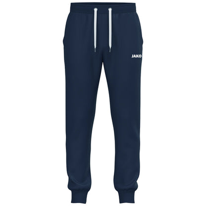 JAKO Jogginghose One Cotton mit Bündchen – Blau (vorne)