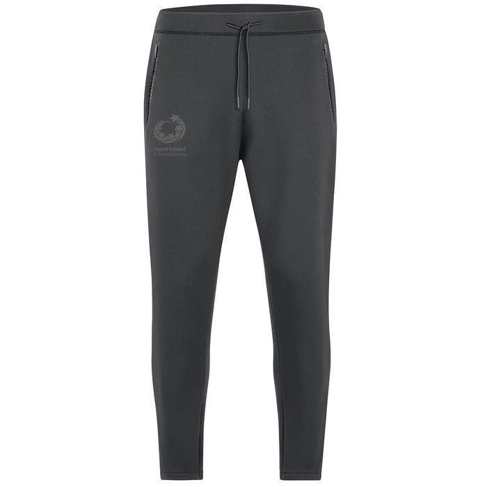 JAKO "Jugend trainiert" Jogginghose Pro Casual – Schwarz (855) (vorne)