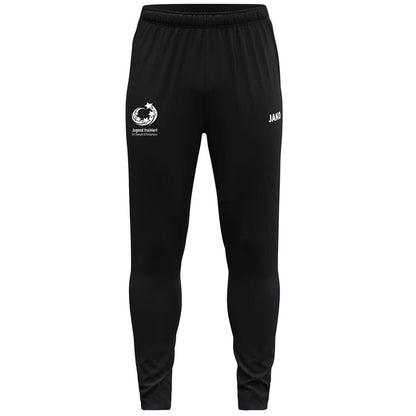 JAKO "Jugend trainiert" Trainingshose Dynamic – Schwarz (vorne)