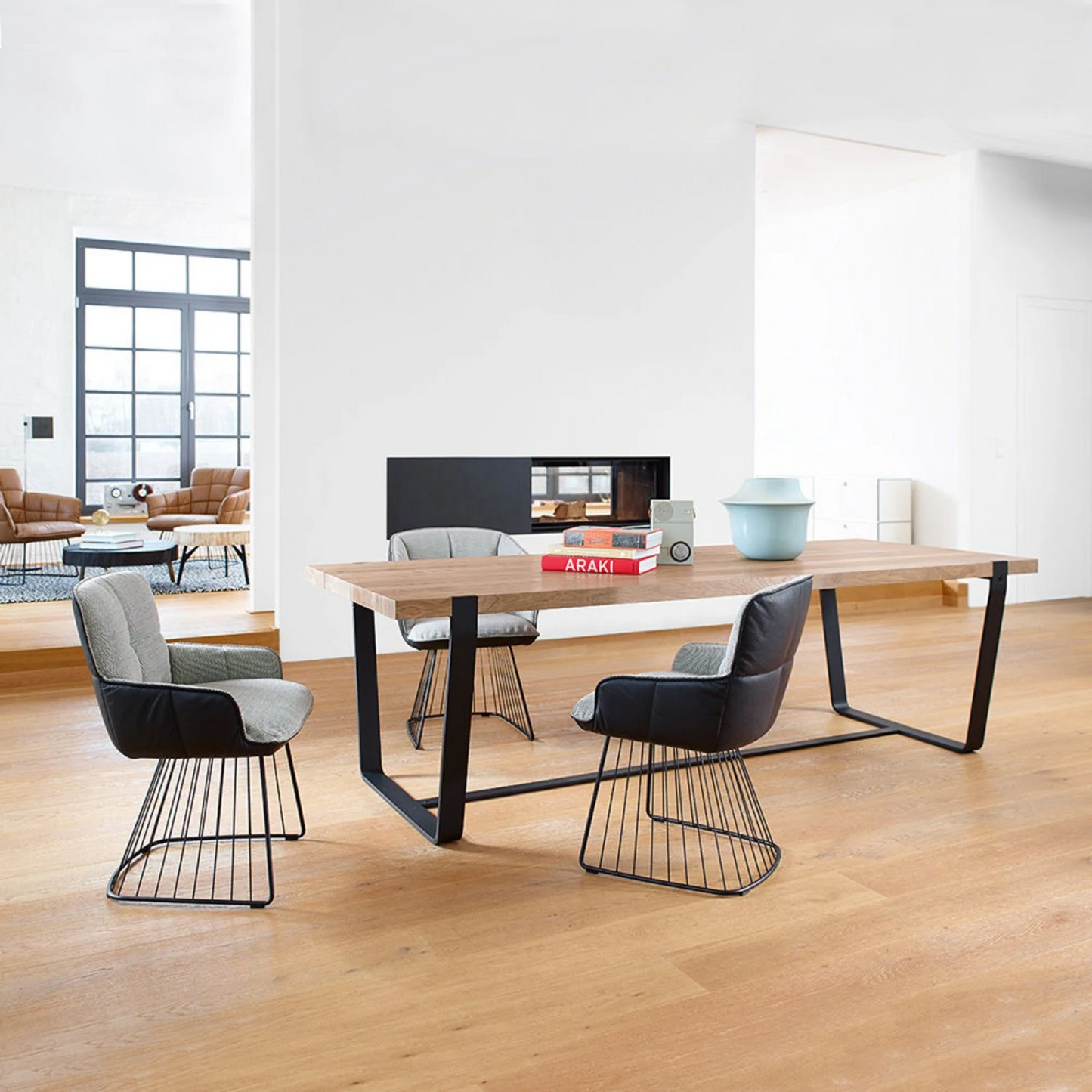 janua | bb 11 clamp table | oiled vintage oak 240x95cm