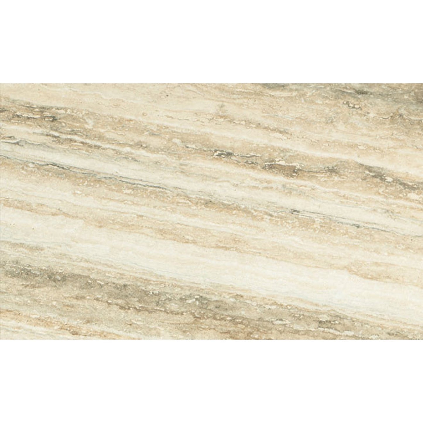 janua | bc 19 t-rox console table oval | white pigmented oak + travertine striato 120cm
