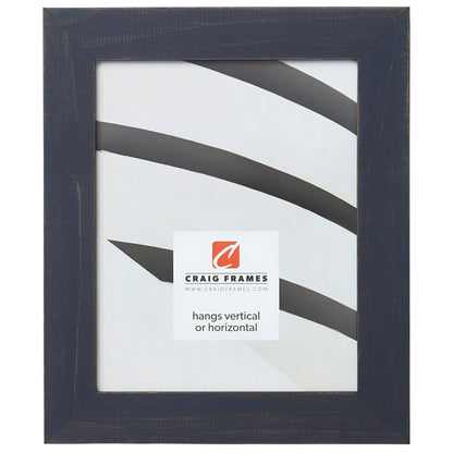 Jasper 1.5", Weathered Blue Picture Frame
