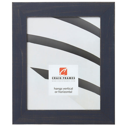 Jasper 1.5", Weathered Blue Picture Frame