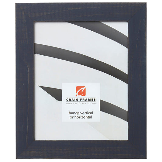Jasper 1.5", Weathered Blue Picture Frame