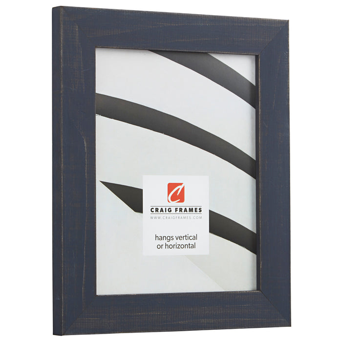 Jasper 1.5", Weathered Blue Picture Frame