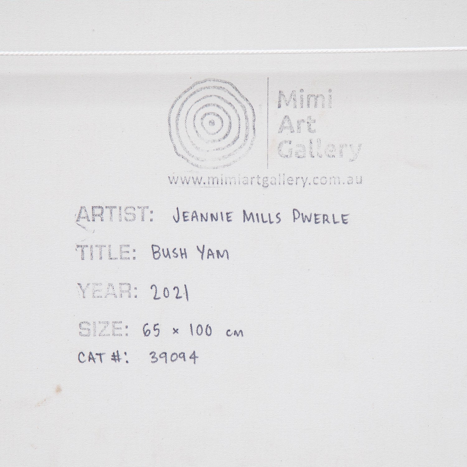 jeannie mills pwerle | original artwork | bush yam - ID39094
