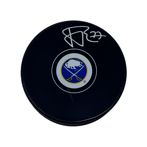 JJ Peterka Signed Buffalo Sabres Small Logo Hockey Puck