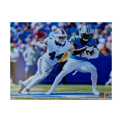 Joe Andreessen Signed Tackle vs Panthers Photo Signed Photos TSE Buffalo