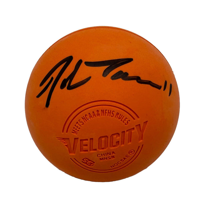 John Tavares Signed Orange Lacrosse Ball Signed Lacrosse Balls TSE Buffalo