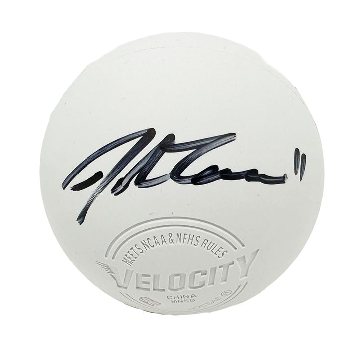 John Tavares Signed White Lacrosse Ball Signed Lacrosse Balls TSE Buffalo