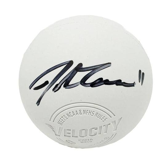John Tavares Signed White Lacrosse Ball Signed Lacrosse Balls TSE Buffalo