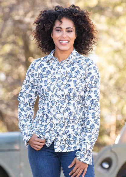 Journey Button Front Shirt - Print Kerrits