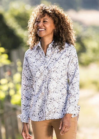 Journey Button Front Shirt - Print Kerrits