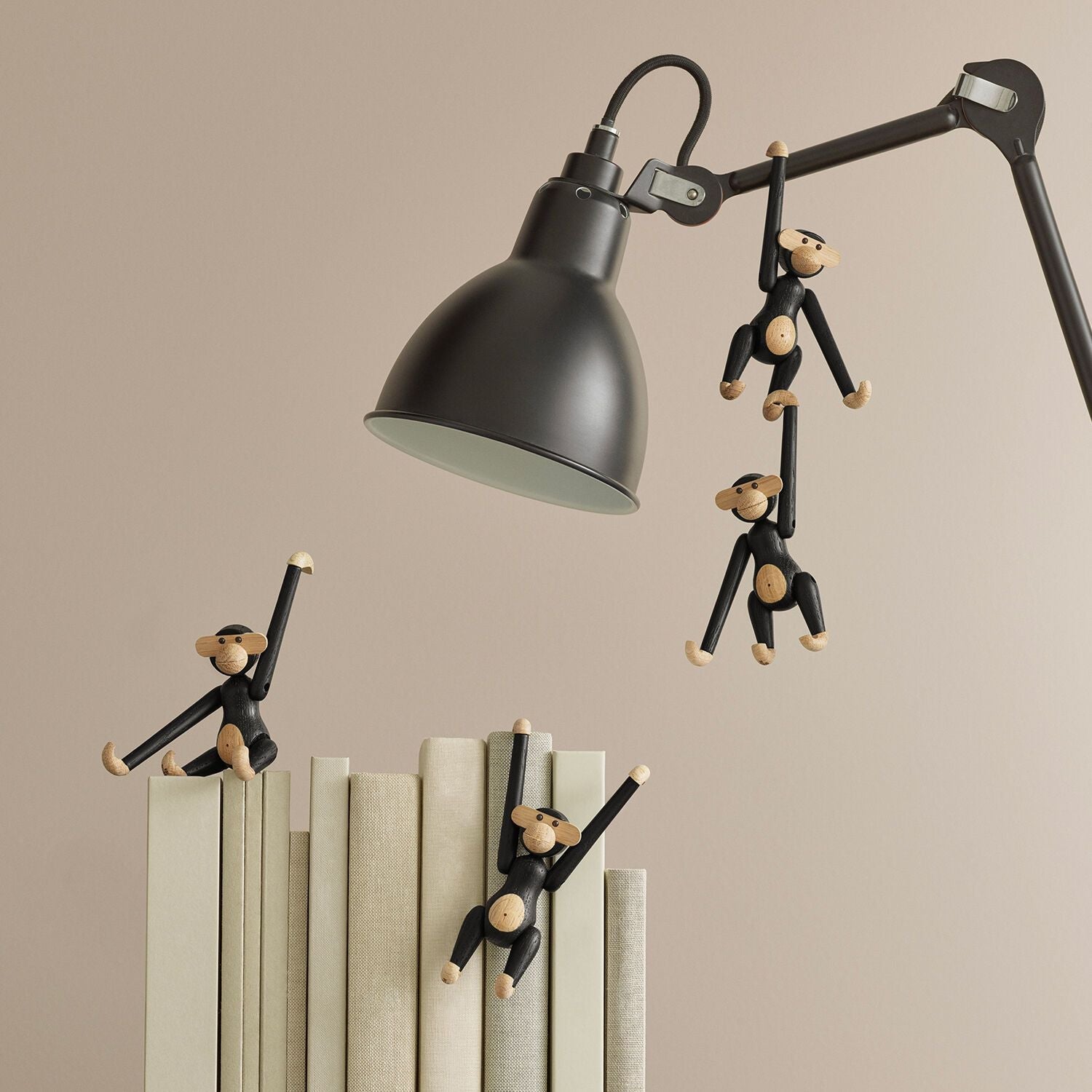 kay bojesen | monkey mini | dark stained oak