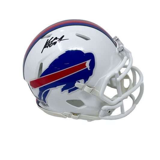 Keon Coleman Signed Buffalo Bills 2021 Speed Mini Helmet Signed Mini Helmets TSE Buffalo