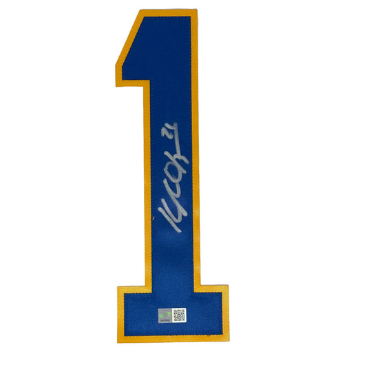 Kyle Okposo Signed Blue Authentic #1 CLEARANCE TSE Buffalo