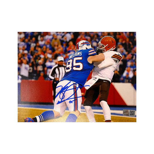 Kyle Williams Signed Tackling Browns Player Photo Signed Photos TSE Buffalo