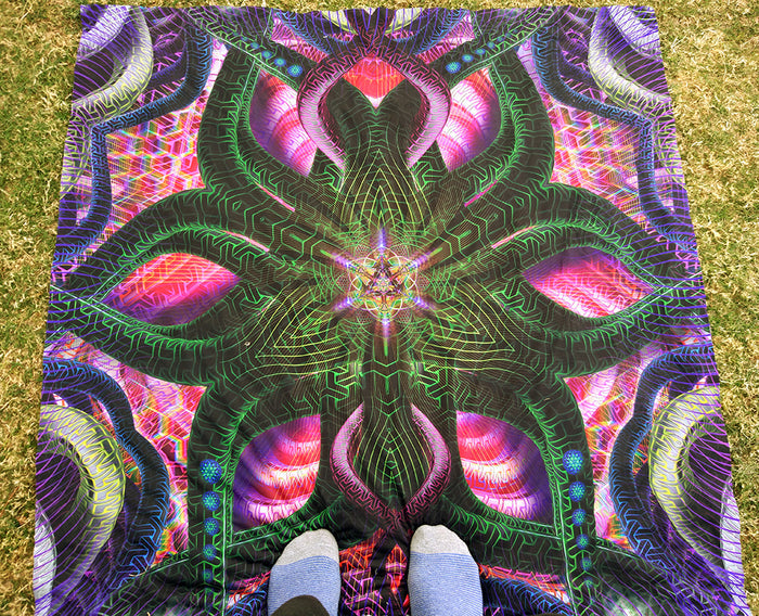Large Lycra Tapestry / Backdrop of Bio Furnace