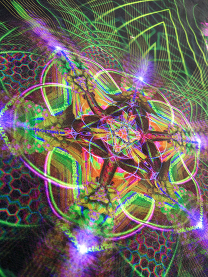 Large Lycra Tapestry / Backdrop of Bio Furnace