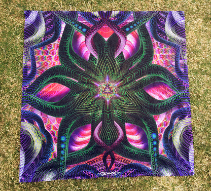 Large Lycra Tapestry / Backdrop of Bio Furnace