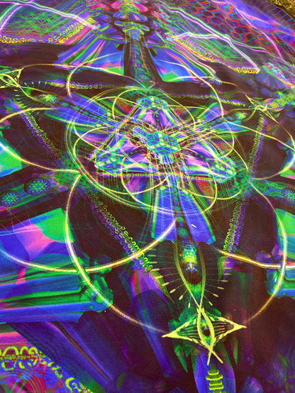 Large Lycra Tapestry / Backdrop of Trance Nectar