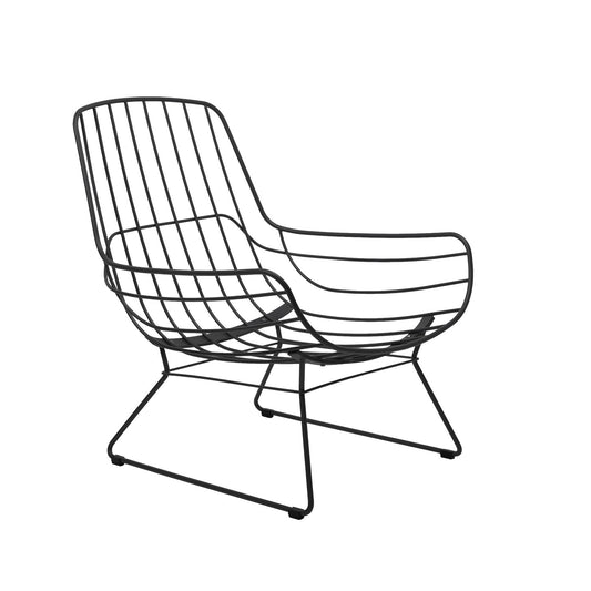 freifrau | leyasol lounge chair FRAME ONLY | deep black