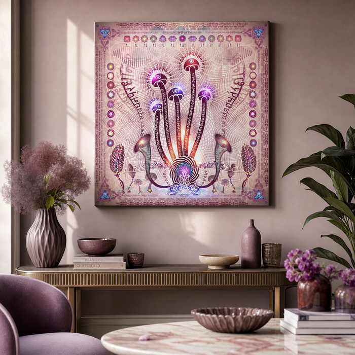 Linguistic Mystic — stretched canvas print — hero-wall