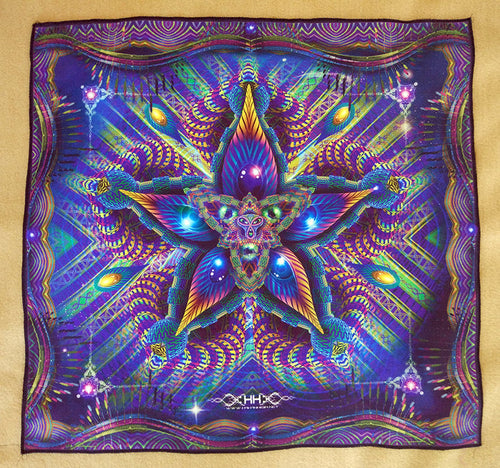 Lycra Tapestry / Backdrop of "Cerebral Bloom"