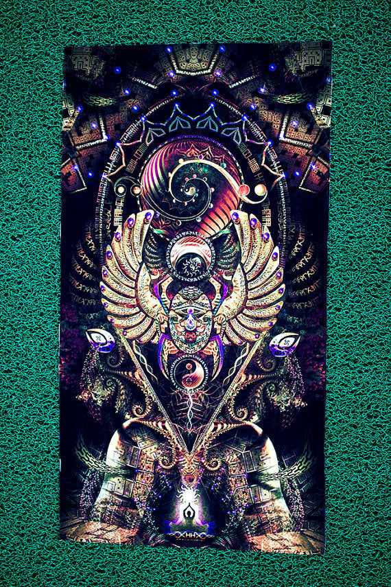 Lycra Tapestry / Backdrop of "Telluric Arcanum"