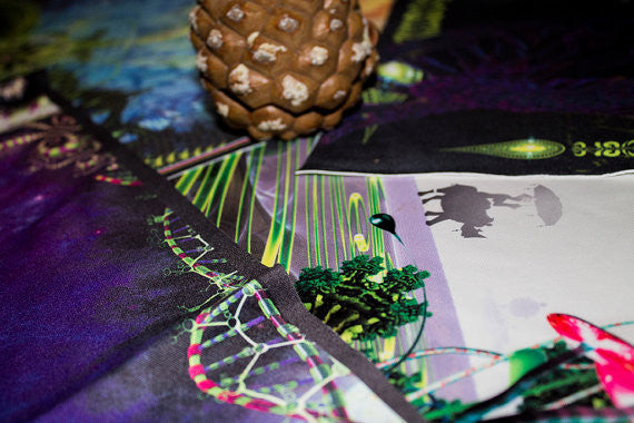 Lycra Tapestry / Backdrop of "Telluric Arcanum"