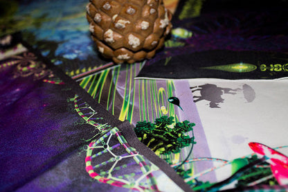 Lycra Tapestry / Backdrop of "Telluric Arcanum"