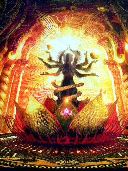 Lycra Tapestry / Backdrop of Temple of Scintillating Sights