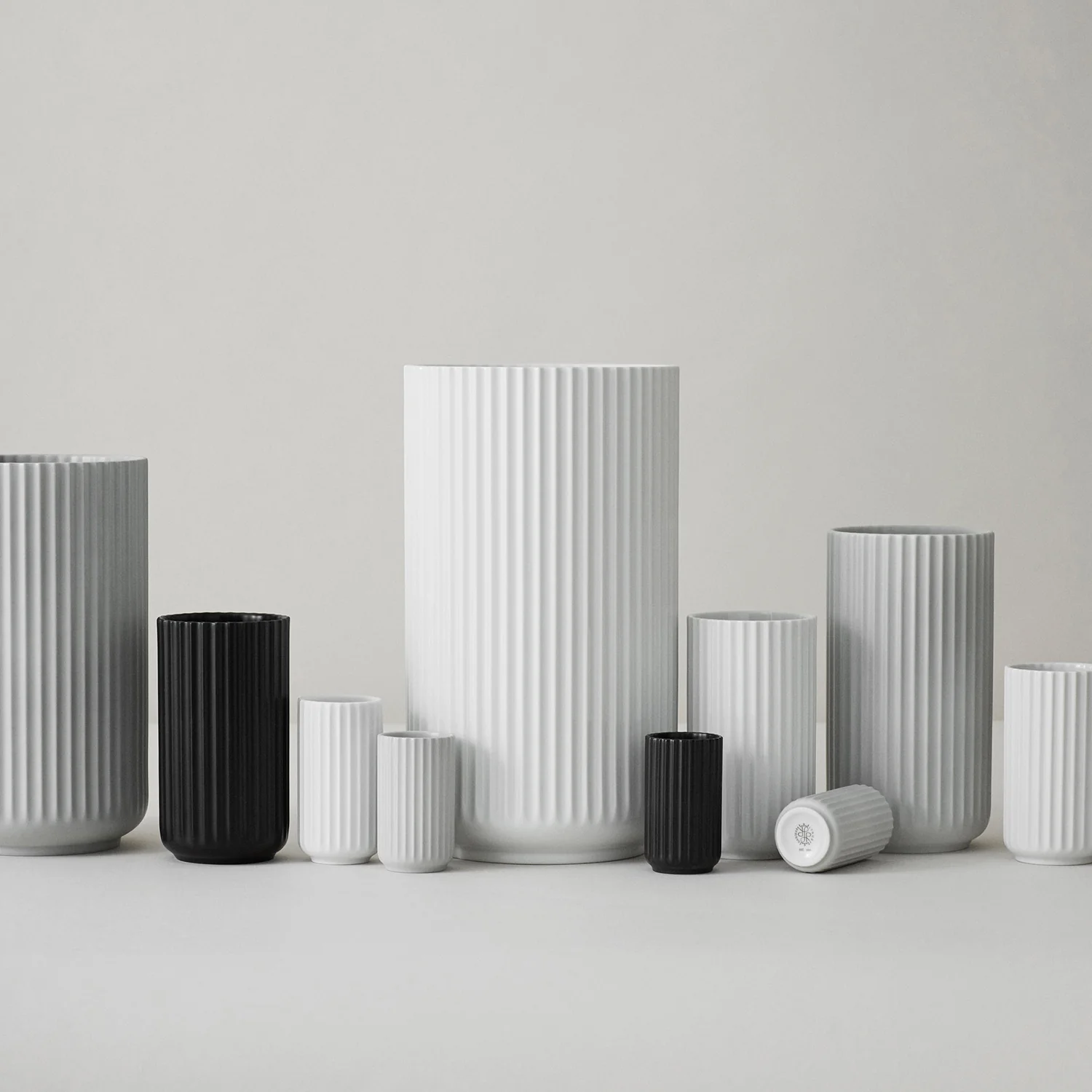 lyngby | porcelain vase 31cm | white - LC