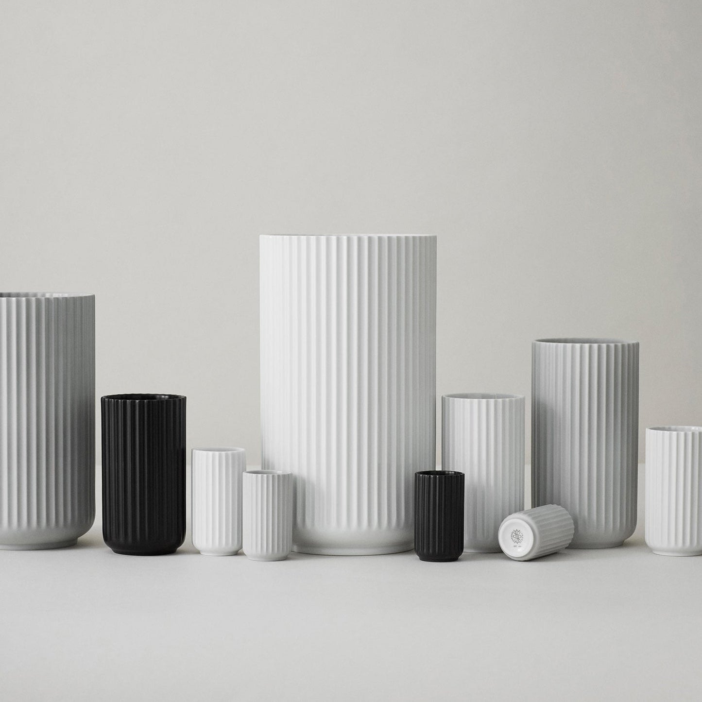 lyngby | porcelain vase 15cm | black - LC