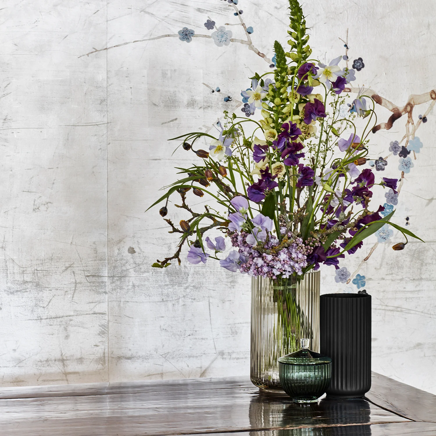 lyngby | porcelain vase 15cm | black - LC