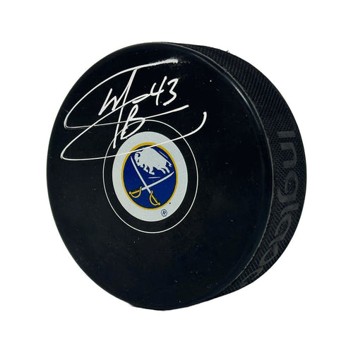 Martin Biron Signed Buffalo Sabres Autograph Puck Signed Hockey Pucks TSE Buffalo