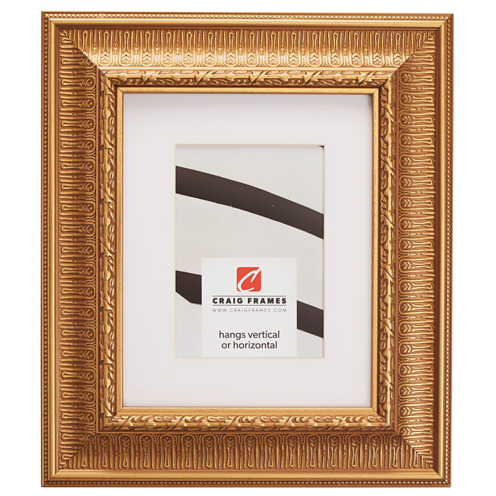 Maximus 2.625", Matted Roman Gold Picture Frame