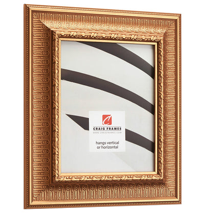Maximus 2.625", Matted Roman Gold Picture Frame