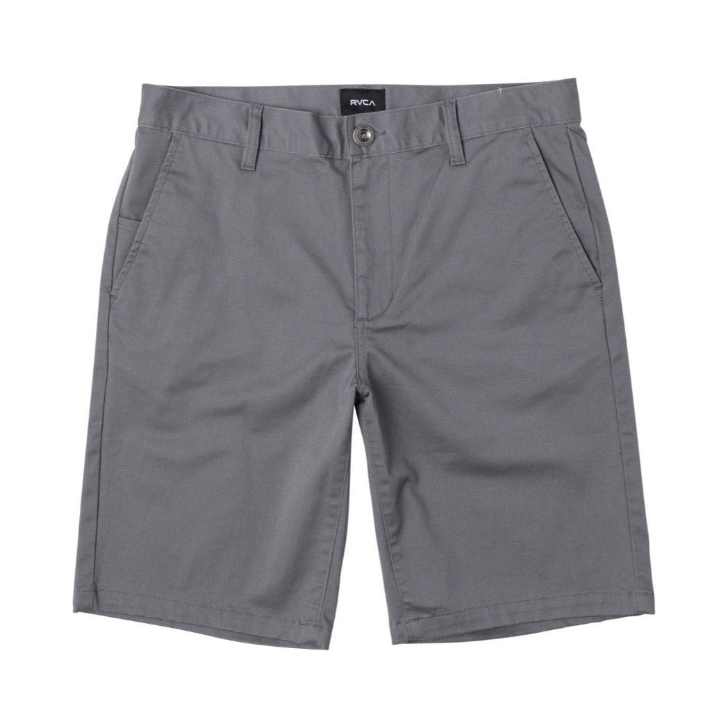 RVCA - WEEKEND STRETCH CHINO SHORT | SMOKE