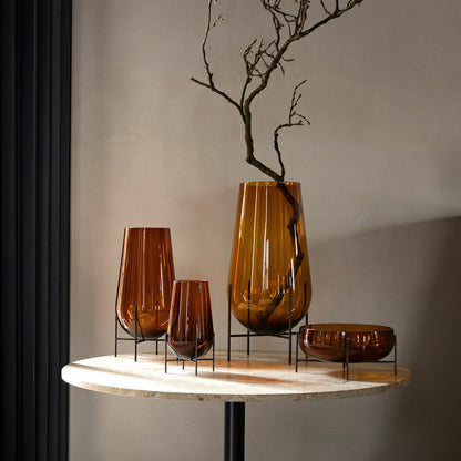 audo copenhagen (menu) | echasse vase | amber small - DC