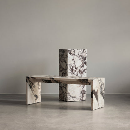 audo copenhagen (menu) | plinth pedestal | rose calacatta viola marble